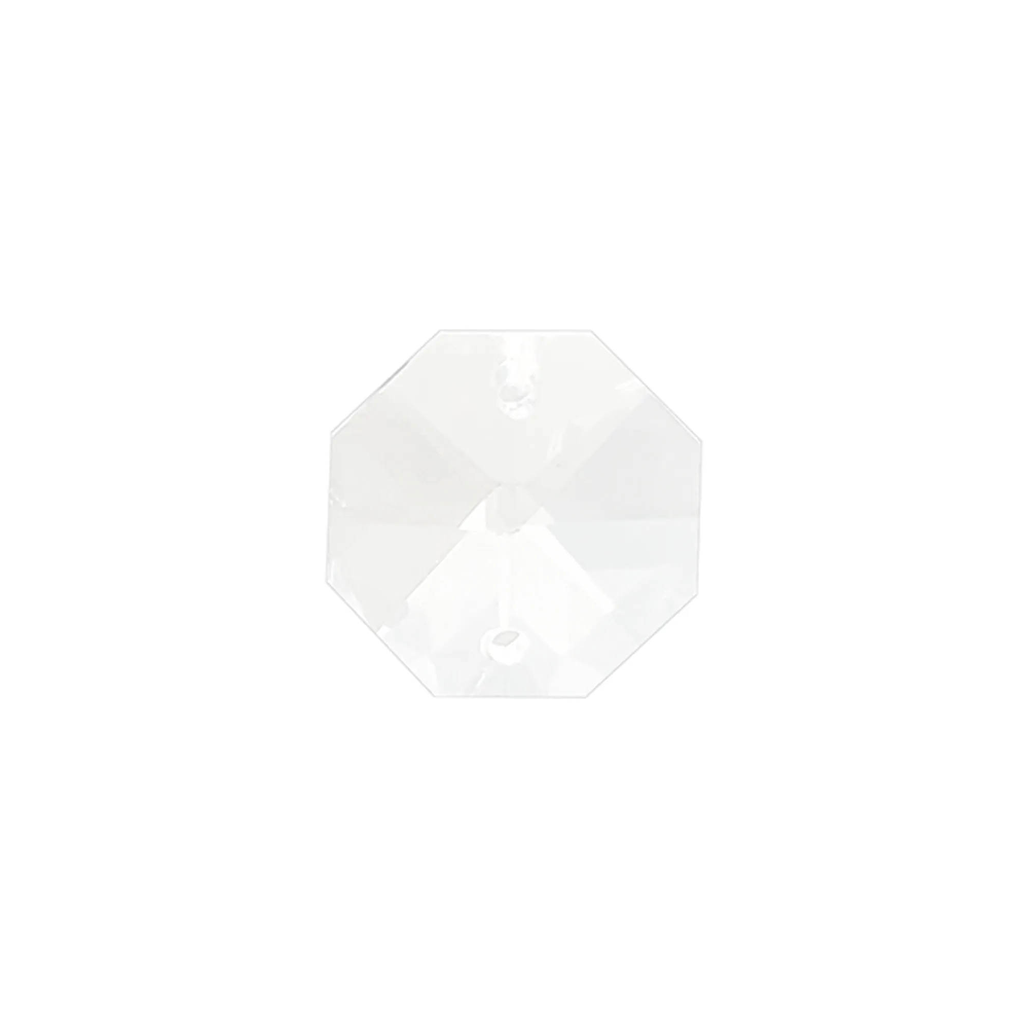 C50018  Crystal Octagon Without Ring 18mm